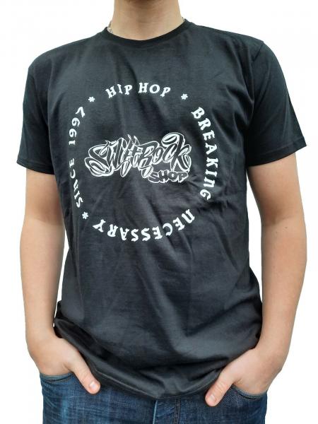 Swift Rock Shop Circle Logo T Shirt Schwarz / Black